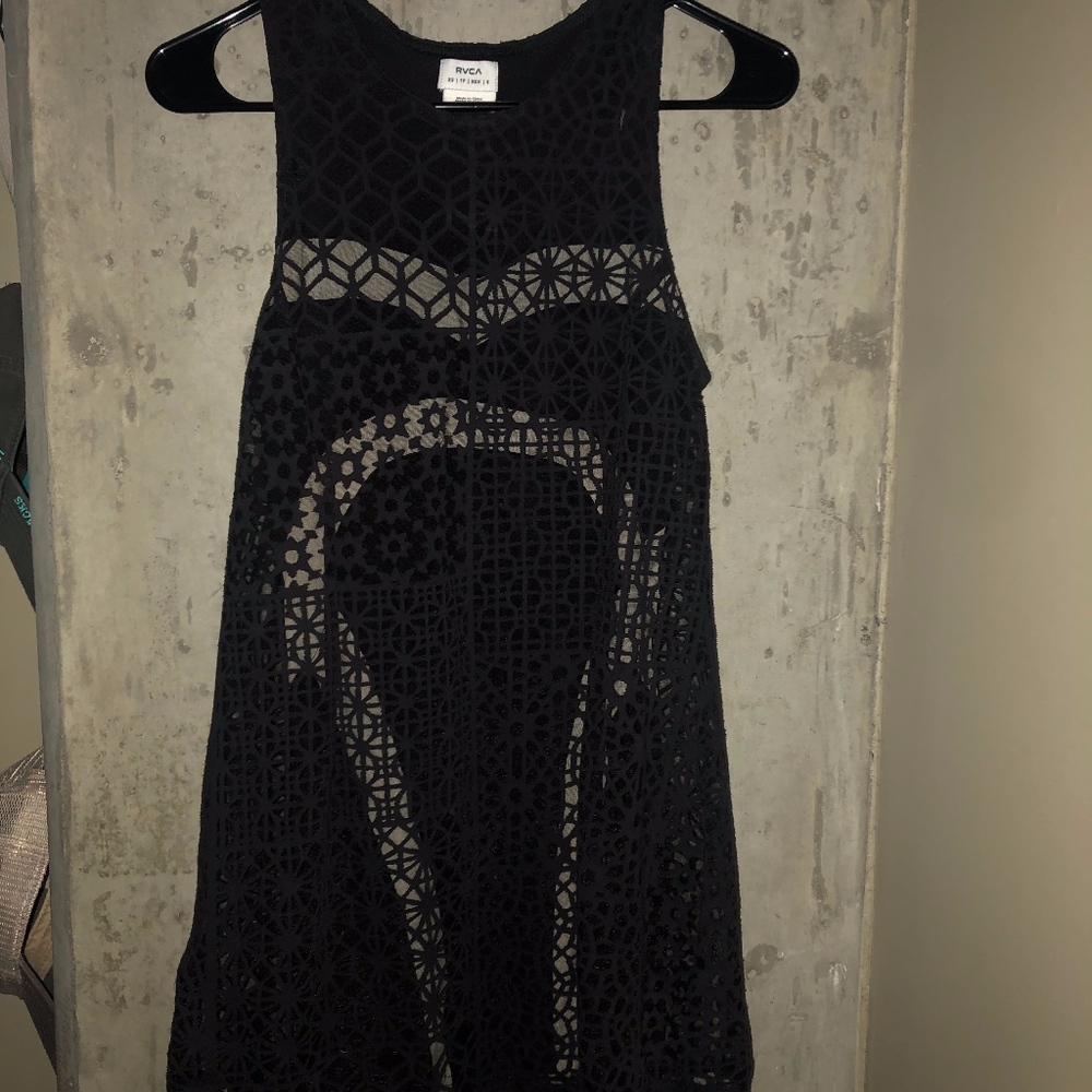 RVCA black formal dress